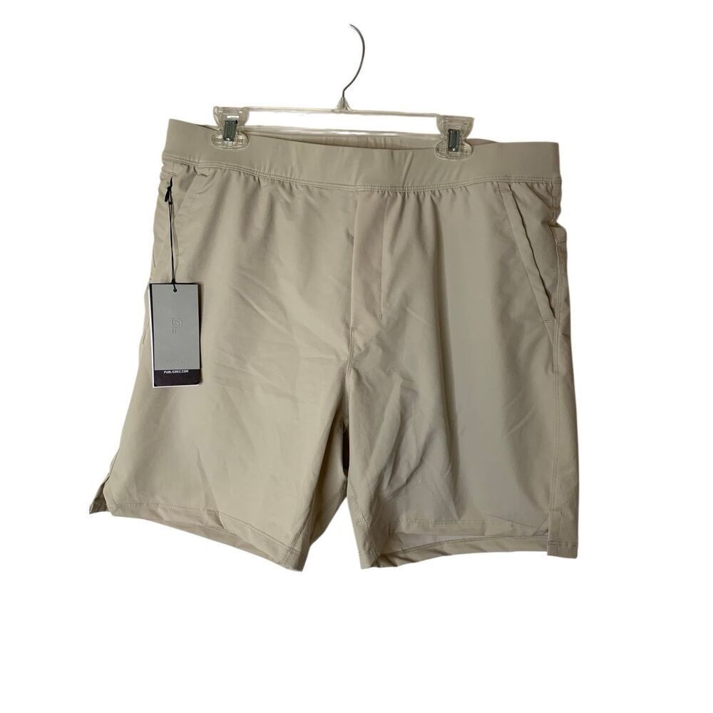 Public Rec Lined Flex Short 7.5" water resistant athletic men's size 38 NEW NWT